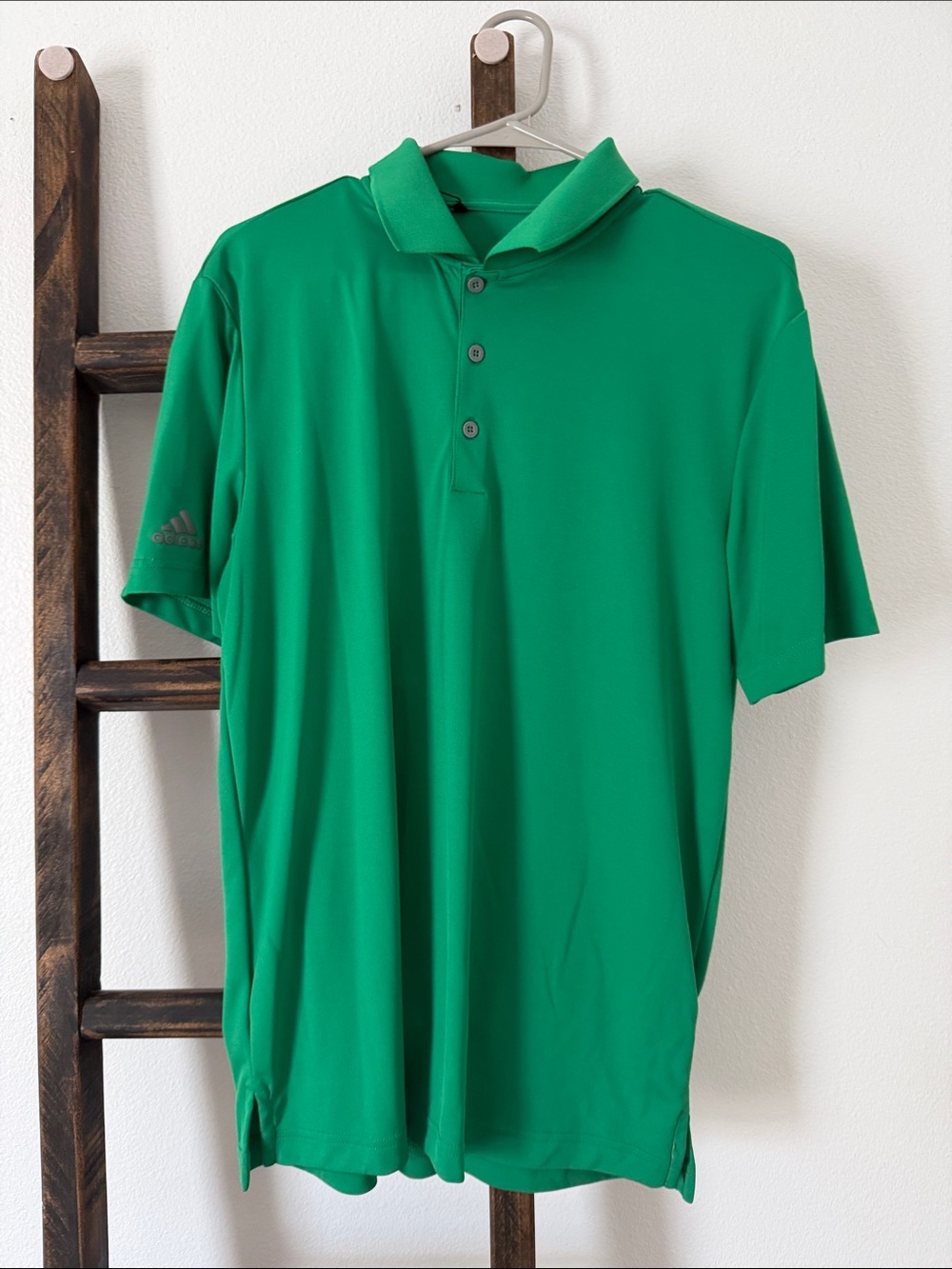 adidas Men’s Bright Green Performance Polo